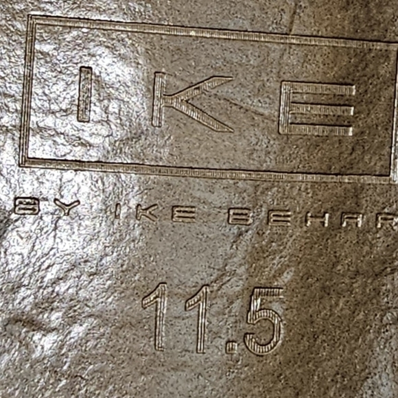 IKE BEHAR 'Hart' Double Monk Strap Shoe Brown Leather Men's Size 11.5 - Picture 6 of 7